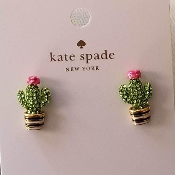 Kate Spade Jewelry - Crystal Encrusted Saguaro Earrings
